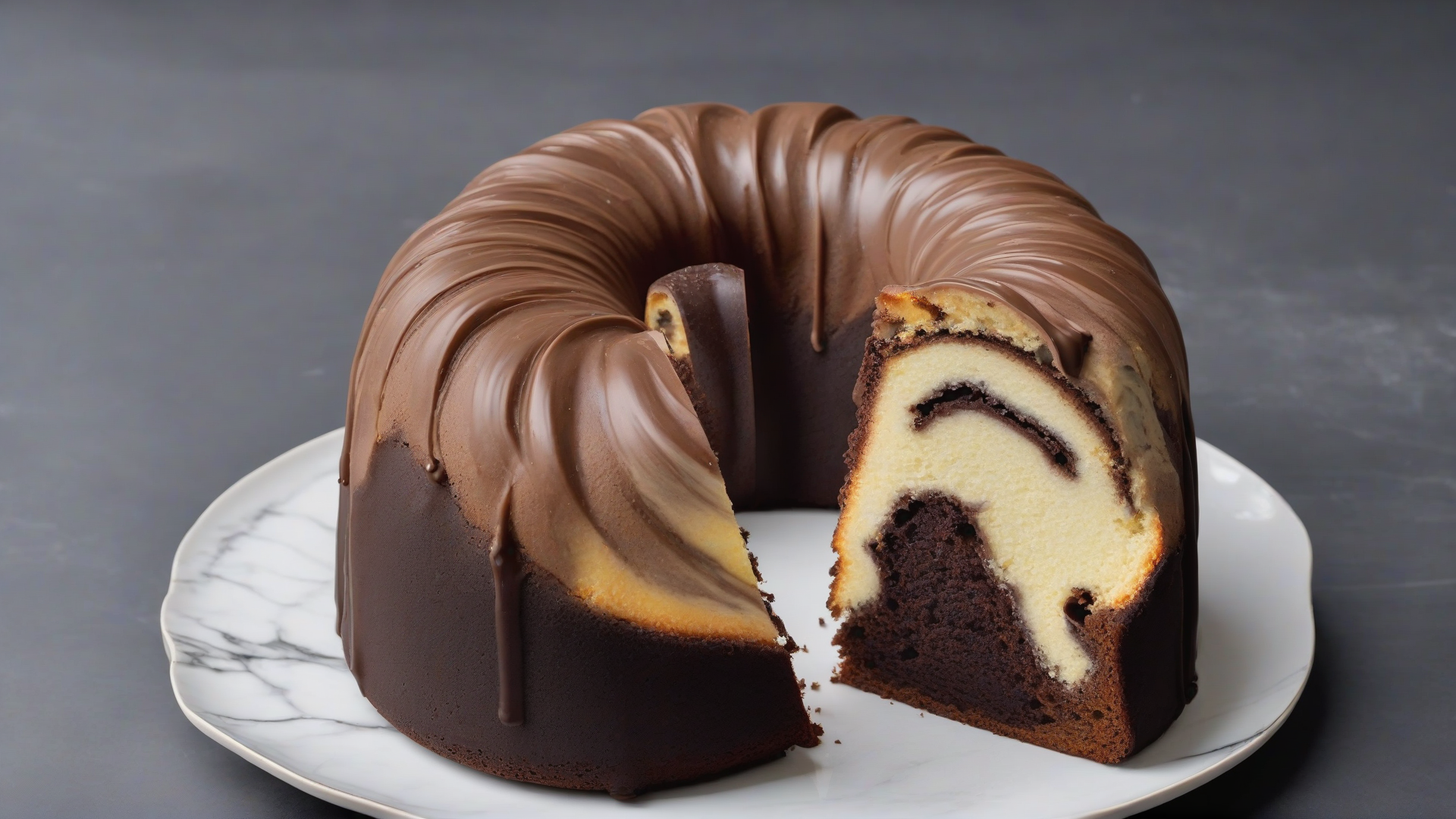 ciambellone marmorizzato